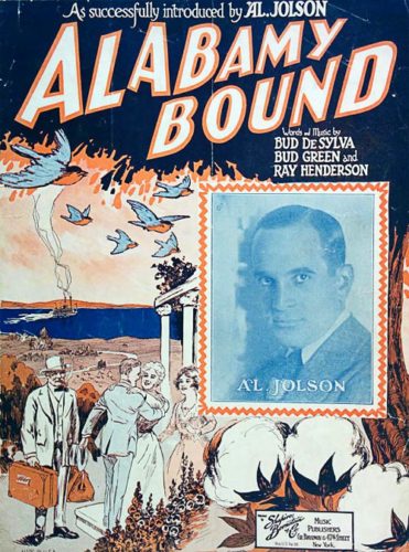 alabamy-bound-al-jolson-sheet-music-cover